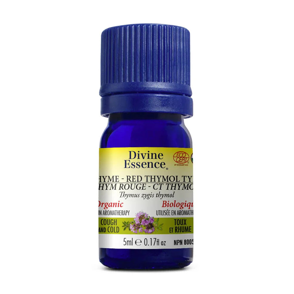 divine essence huile essentielle thym rouge ct thymol biologique 5 ml