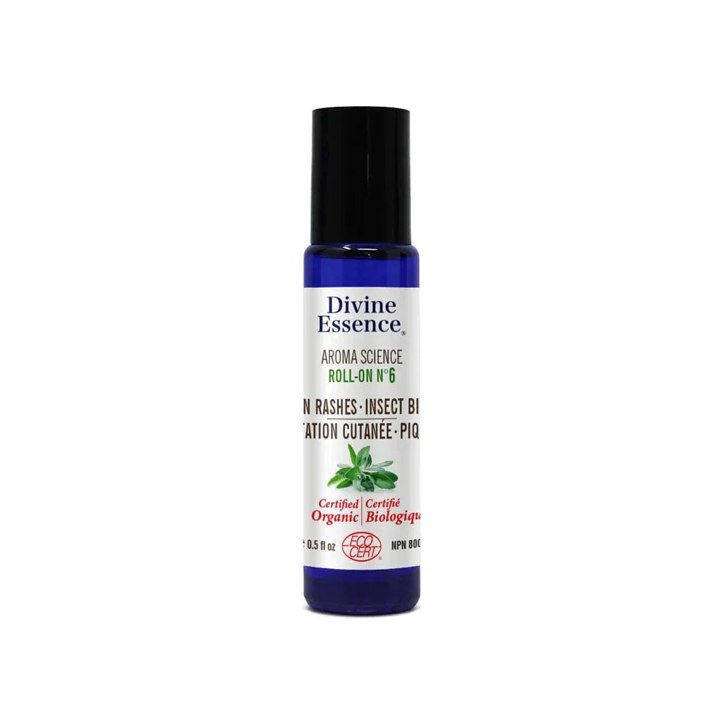 roll-on 6 skin irritation insect bite Divine Essence - La Boite à Grains