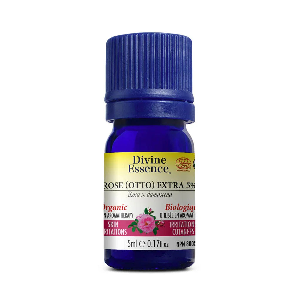 divine essence rose otto extra biologique 5 ml