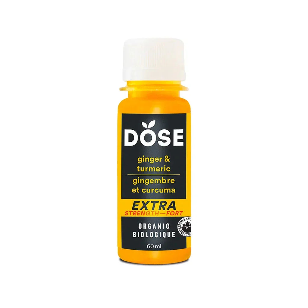 shot de bien-être gingembre et curcuma extra fort biologique Dose - La Boite à Grains