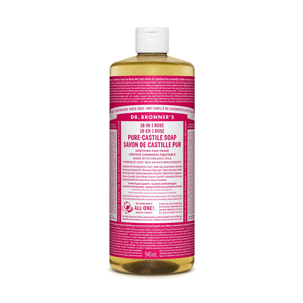 savon de Castille pur 18 en 1 Dr Bronner's - La Boite à Grains