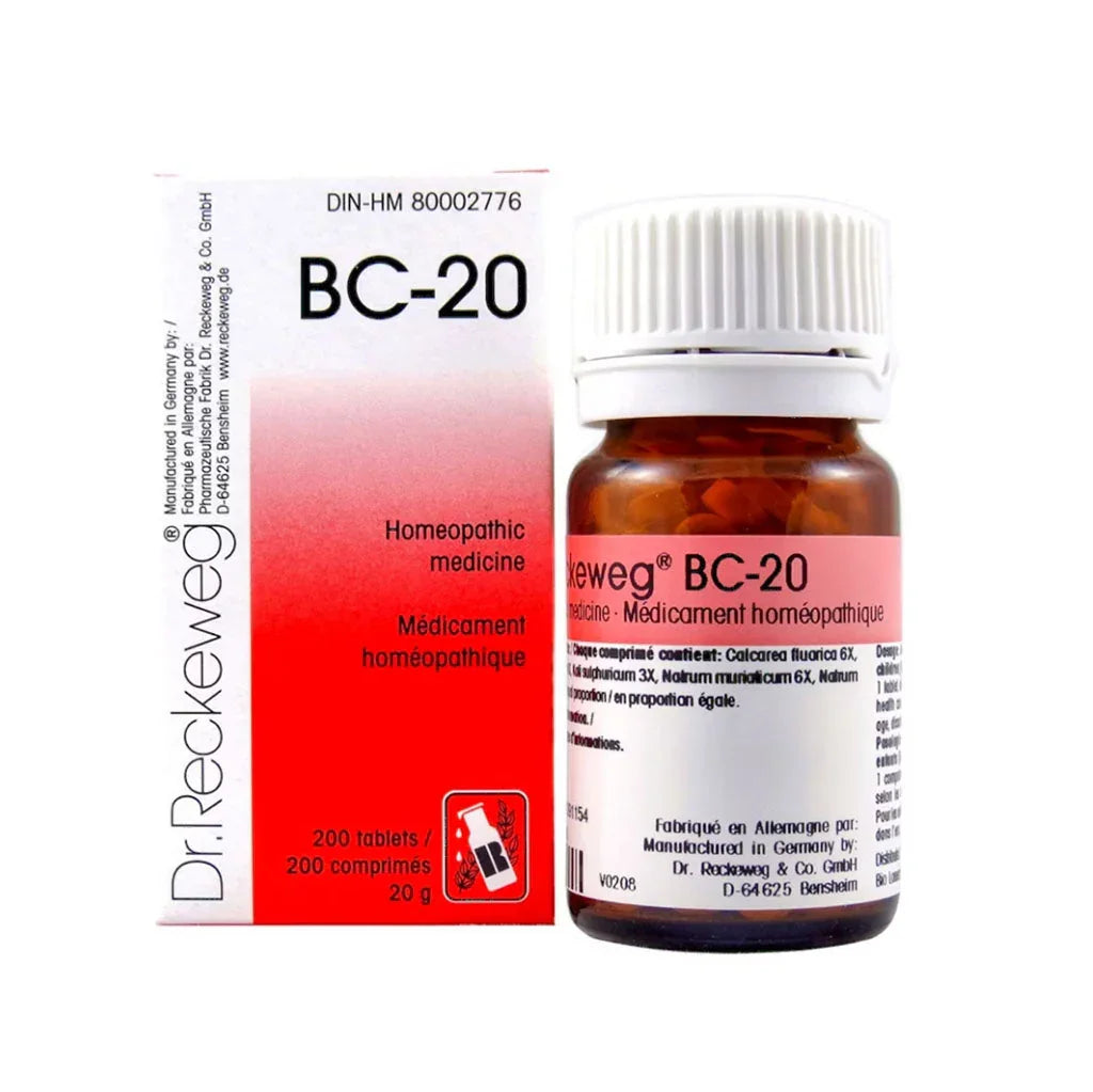 dr reckeweg bc20 homeopathic medicine 200 tablets