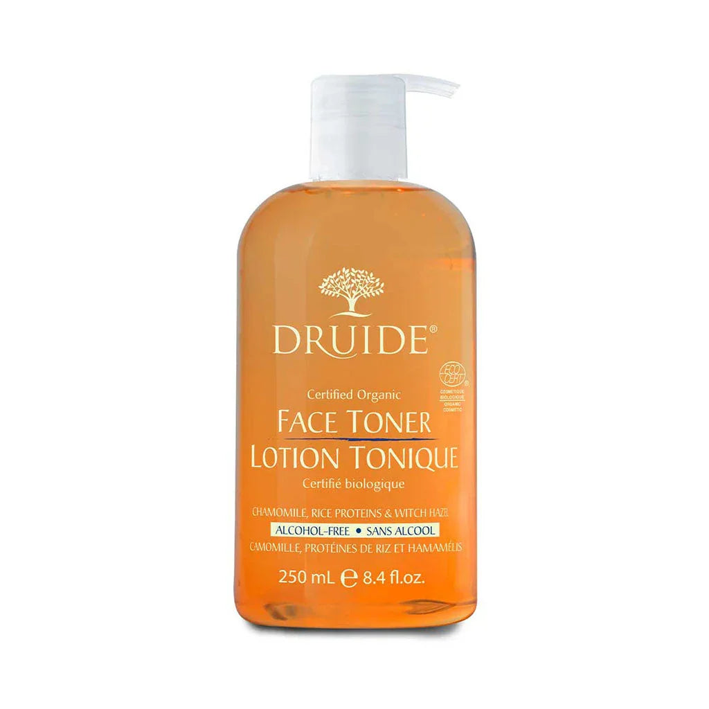 druide organic tonic lotion chamomile rice proteins witch hazel 250 ml - La Boite à Grains
