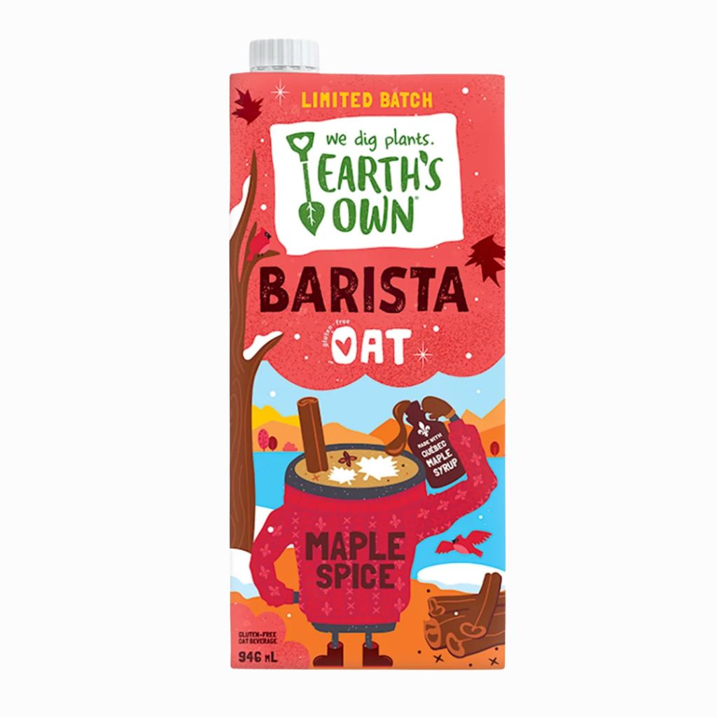 barista avoine érable épicé Earth's Own - La Boite à Grains