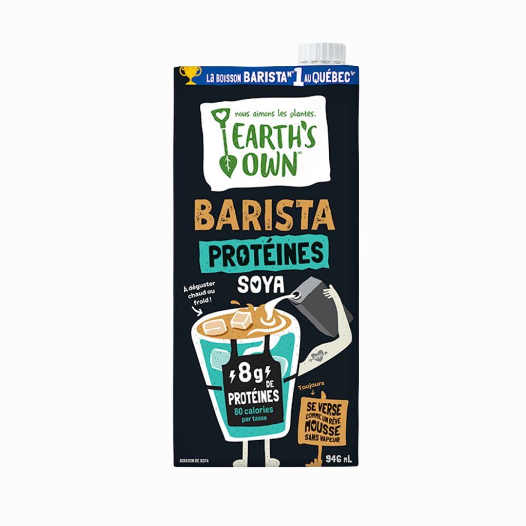 barista protéines soya Earth's Own - La Boite à Grains