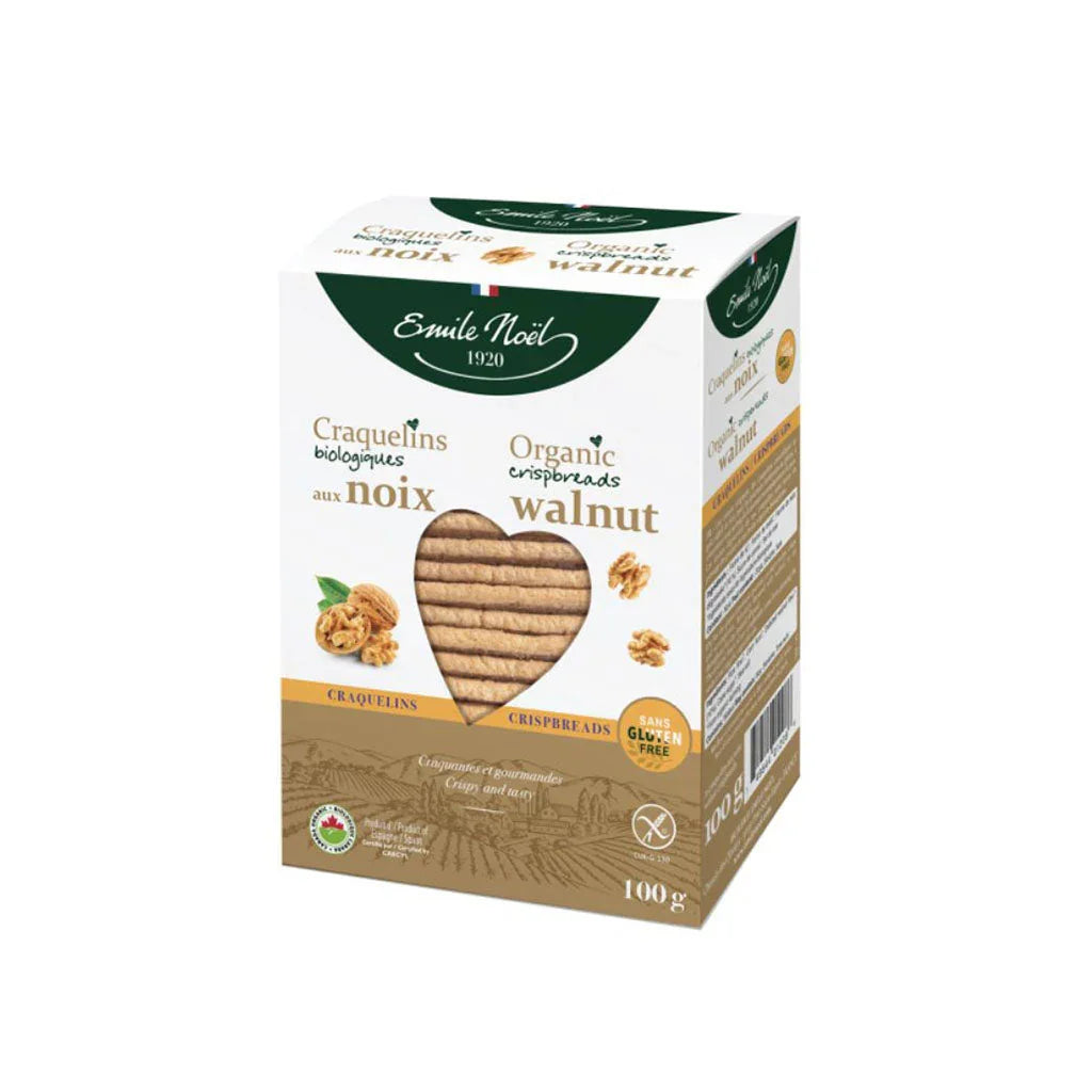 Emile Noël organic nut crackers 100 g - La Boite à Grains