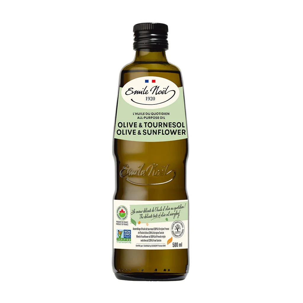 huile olive et tournesol biologique Emile Noël - La Boite à Grains