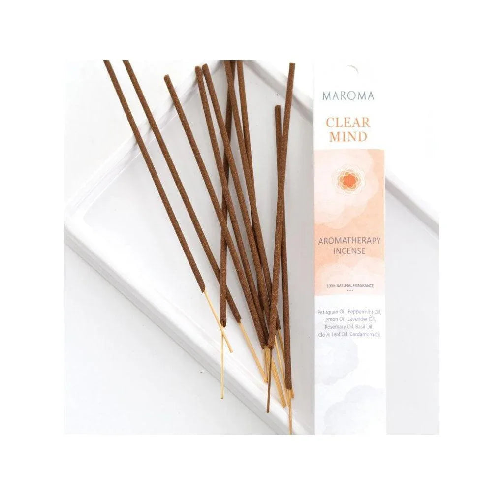 Clear Mind Maroma Aromatherapy Incense - La Boite à Grains