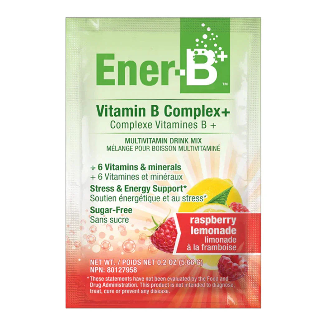 Ener-life ener-b vitamin b complex raspberry lemonade 5.66 g - La Boite à Grains