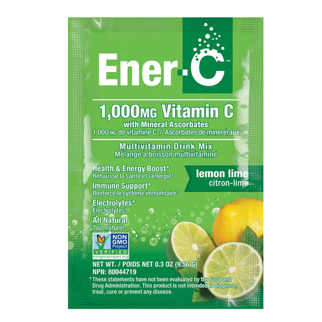 Ener-life ener-c vitamin c lemon lime drink mix 9.58 g - La Boite à Grains
