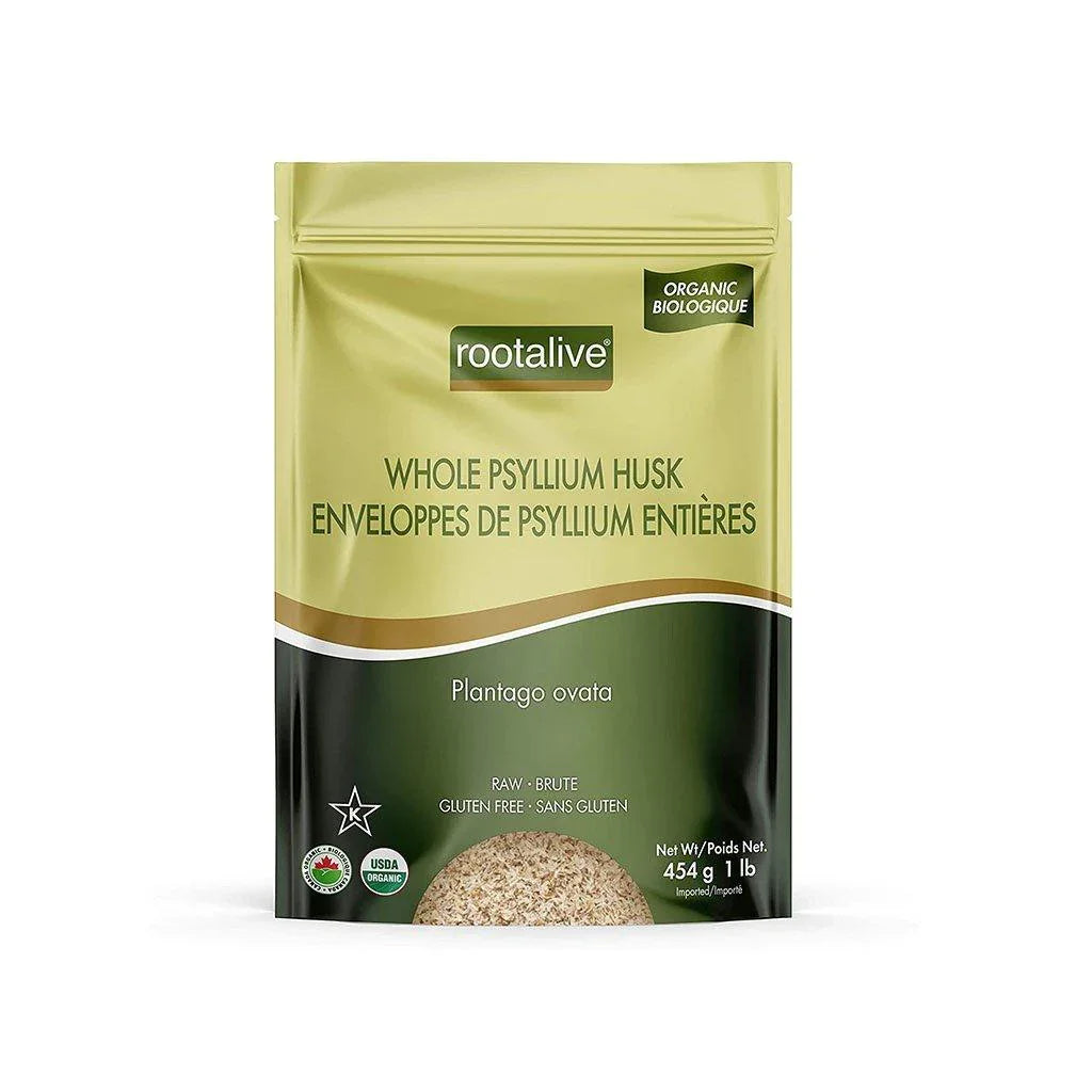 Rootalive Organic Whole Psyllium Husks - La Boite à Grains