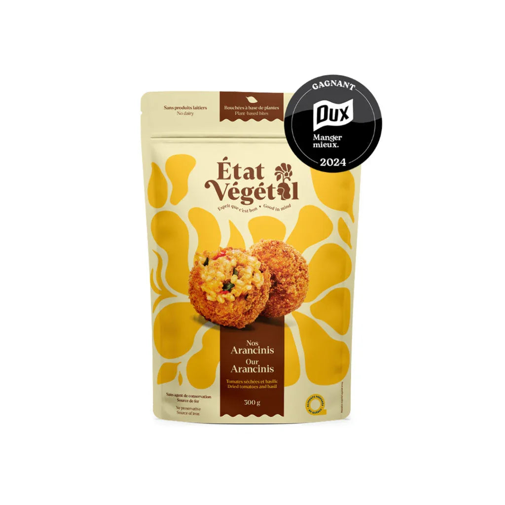 Etat végétal nos arancinis tomates séchées - La Boite à Grains