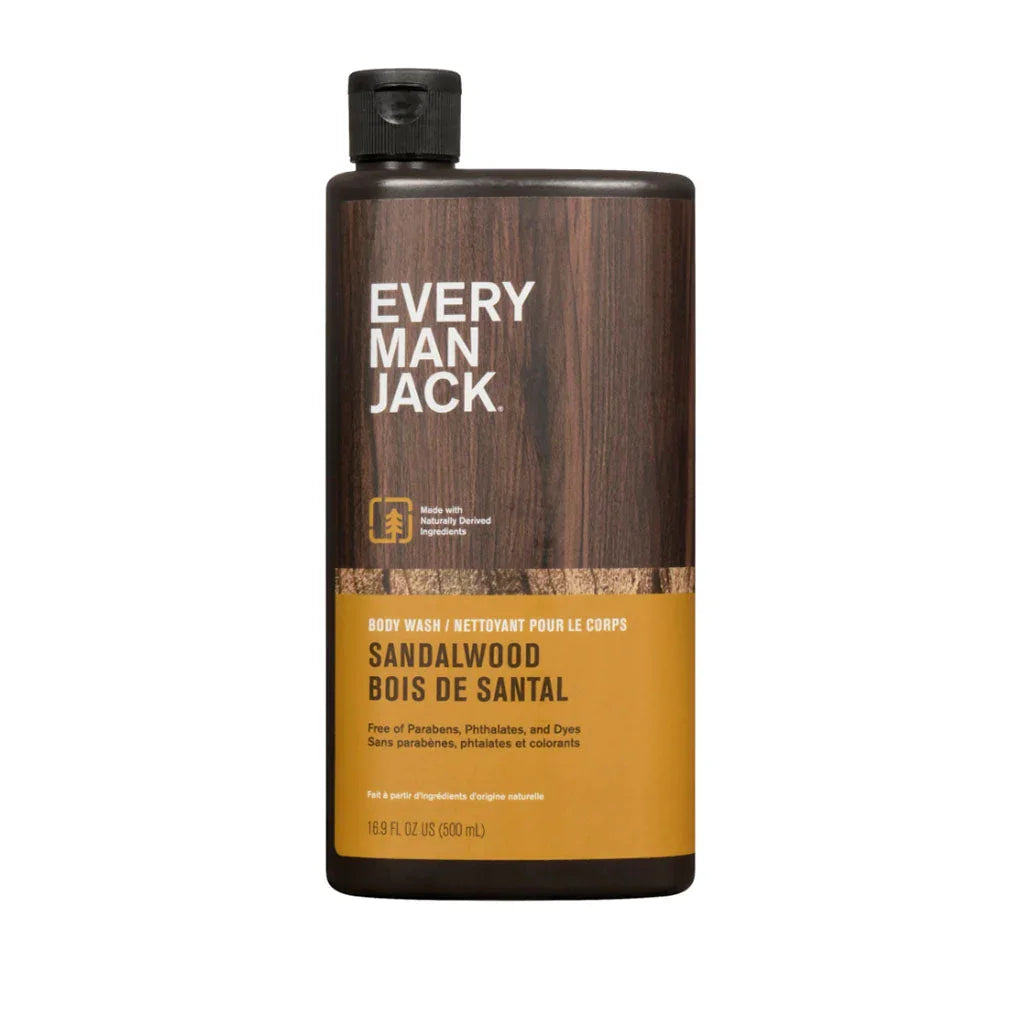 every man jack sandalwood body wash - La Boite à Grains