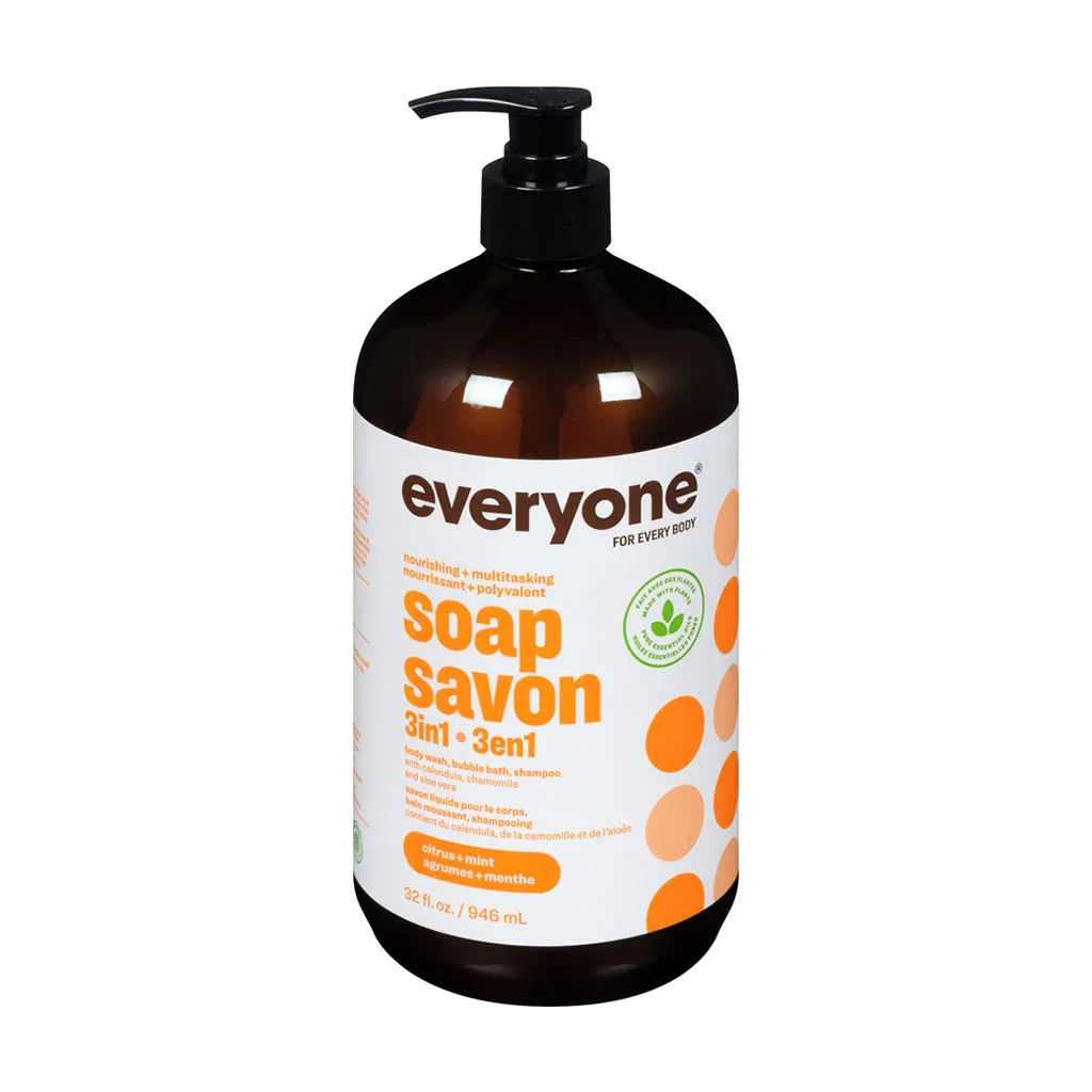 Savon 3 en 1 Agrumes Menthe Everyone - La Boite à Grains