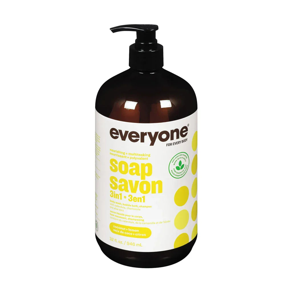 Savon 3 en 1 Noix de Coco Citron Everyone - La Boite à Grains