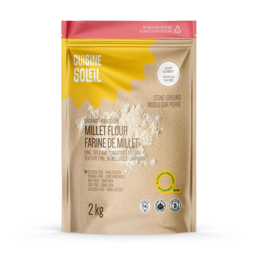 Cuisine Soleil Organic Millet Flour - La Boite à Grains