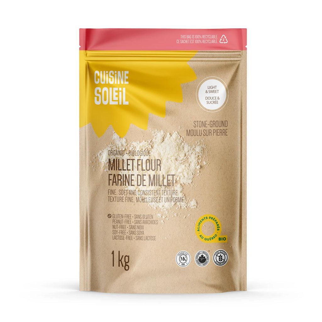 Cuisine Soleil Organic Millet Flour - La Boite à Grains