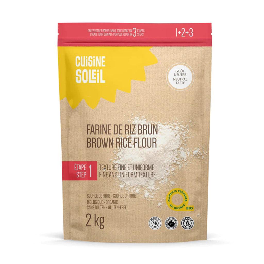 Cuisine Soleil Organic Brown Rice Flour - La Boite à Grains