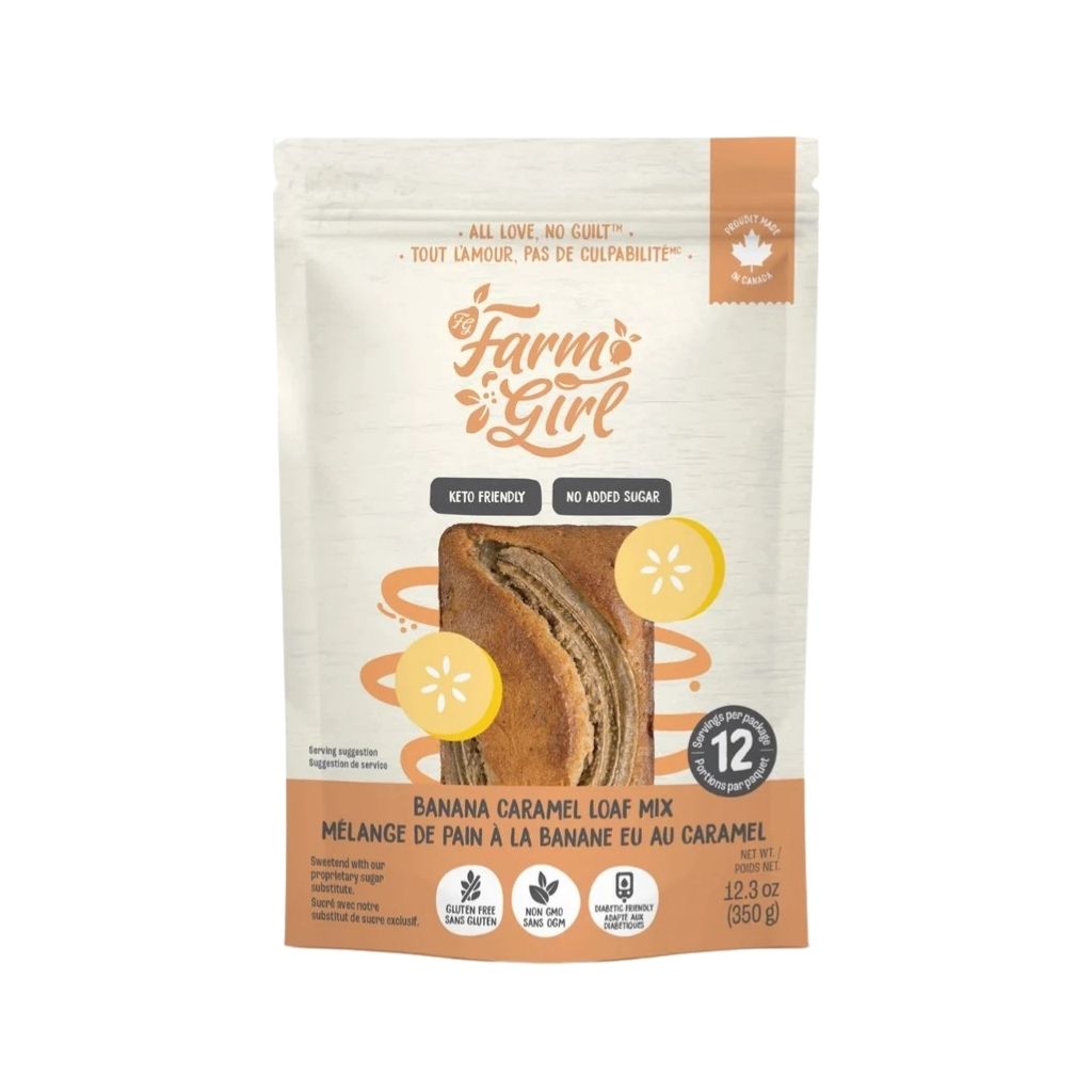 mélange pain aux bananes et au caramel Farm Girl - La Boite à Grains