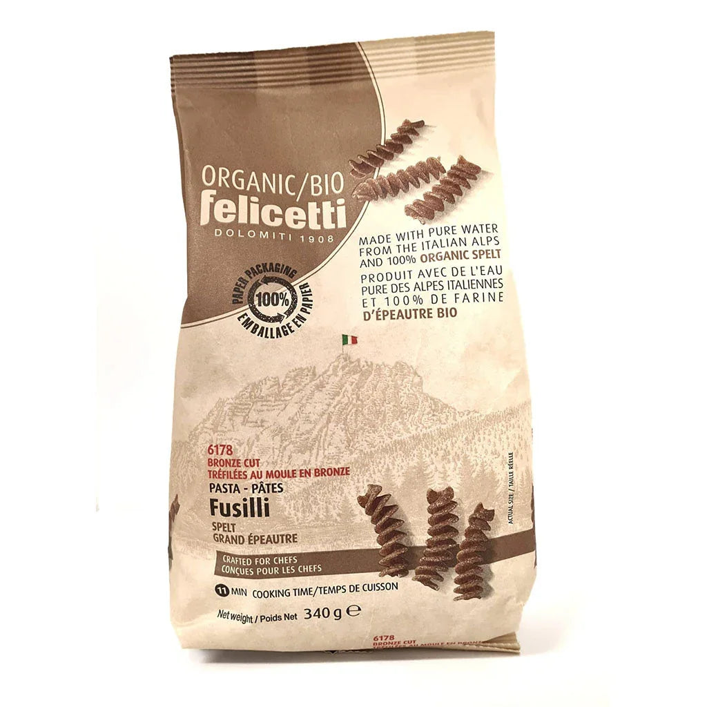 felicetti pâtes fusilli grand épeautre biologique 340 g