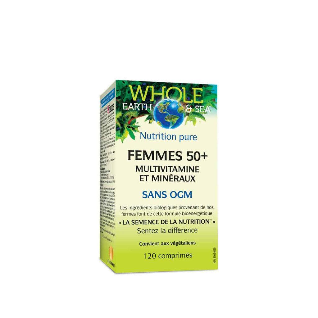 Women's 50+ Multivitamin & Minerals Whole Earth & Sea - La Boite à Grains