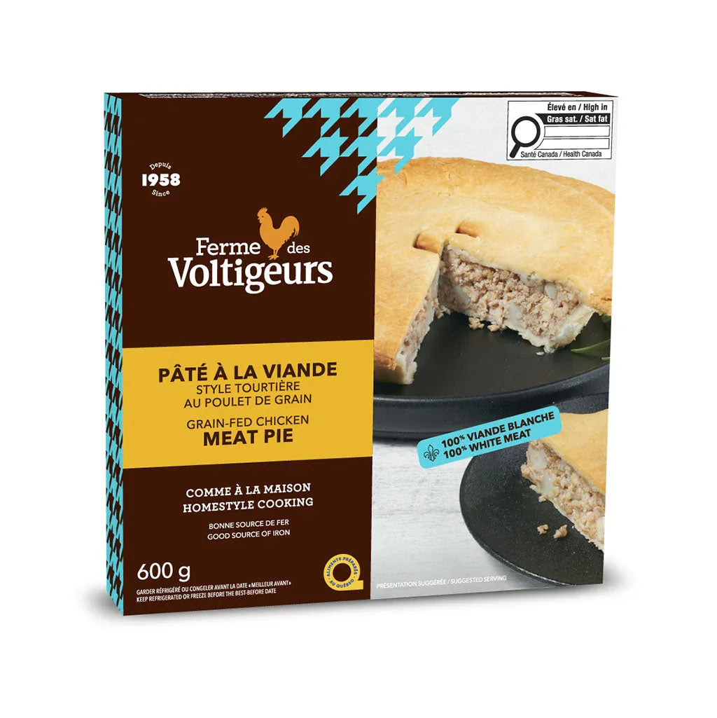 Ferme des Voltigeurs chicken pie style tourti;re - La Boite à Grains