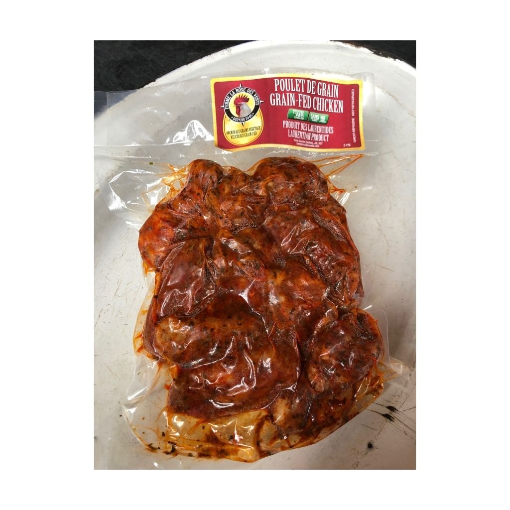 ailes de poulet BBQ Fines herbes Ferme La Rose des Vents - La Boite à Grains