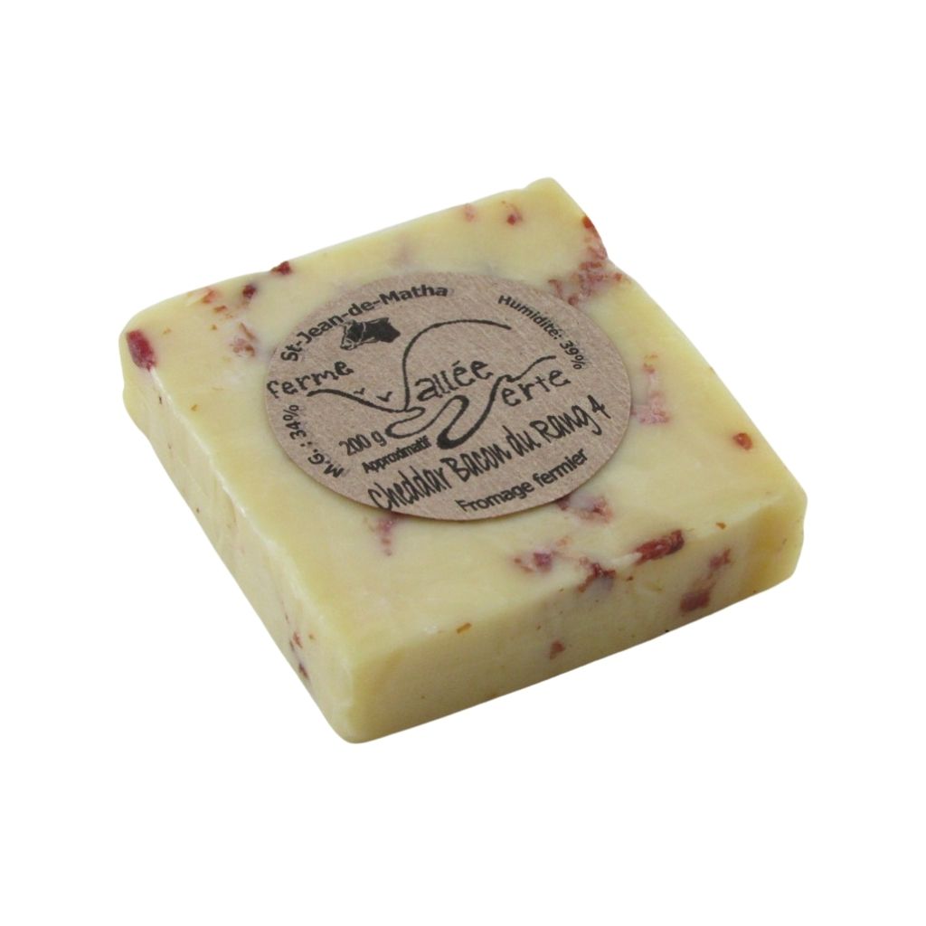 cheddar bacon du rang 4 Ferme Vallée Verte - La Boite à Grains