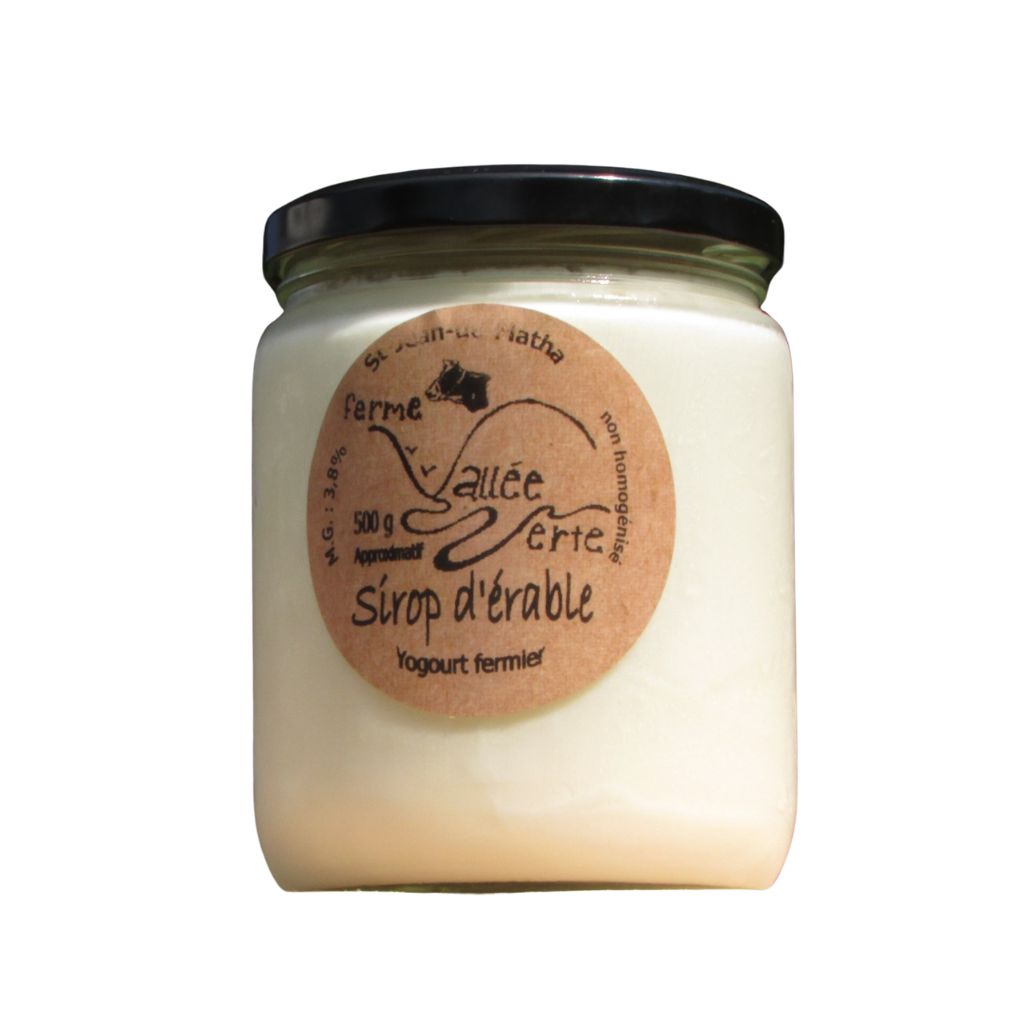 farm yogurt maple syrup Ferme Vallée Verte - La Boite à Grains