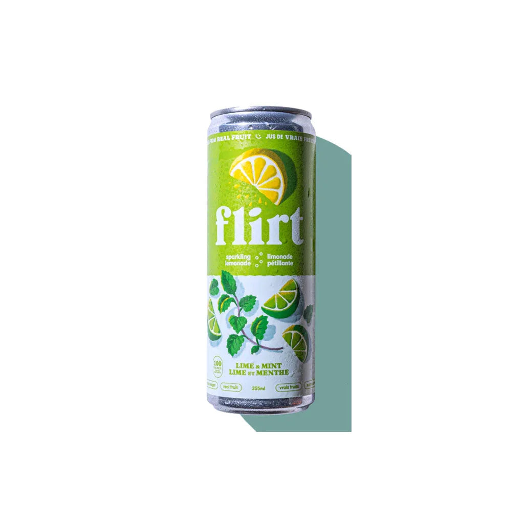 Flirt lime and mint sparkling lemonade - La Boite à Grains