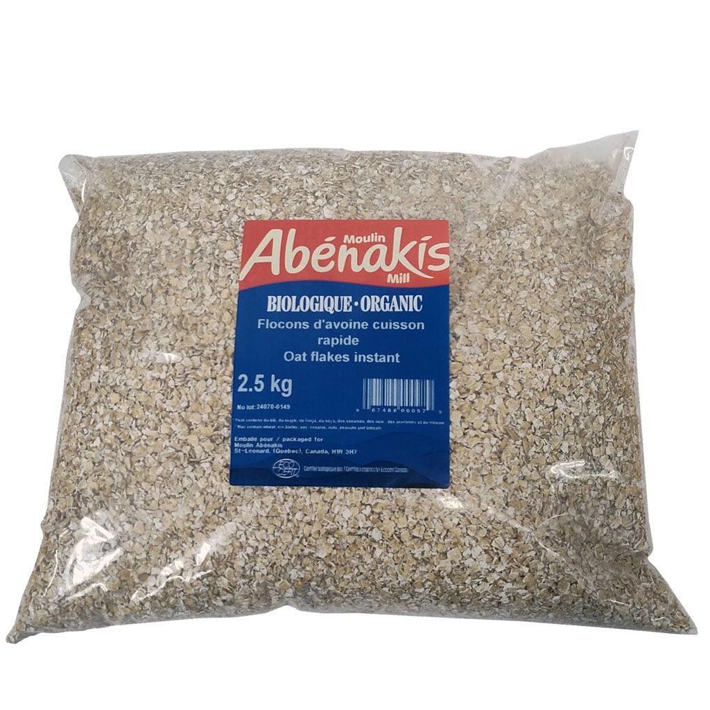 Oat Flakes Quick Cooking Organic Moulin Abenakis
