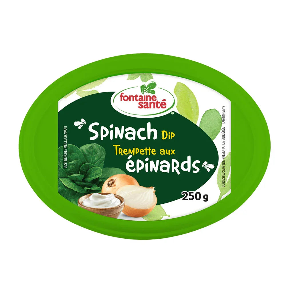 Fontaine Santé original spinach dip - La Boite à Grains