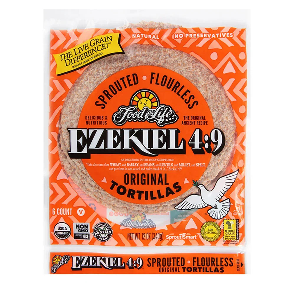 organic Ezekiel tortillas Food For Life - La Boite à Grains