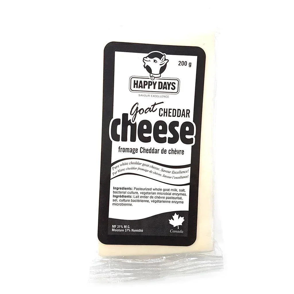 Fromage Cheddar de Chèvre Happy Days - La Boite à Grains