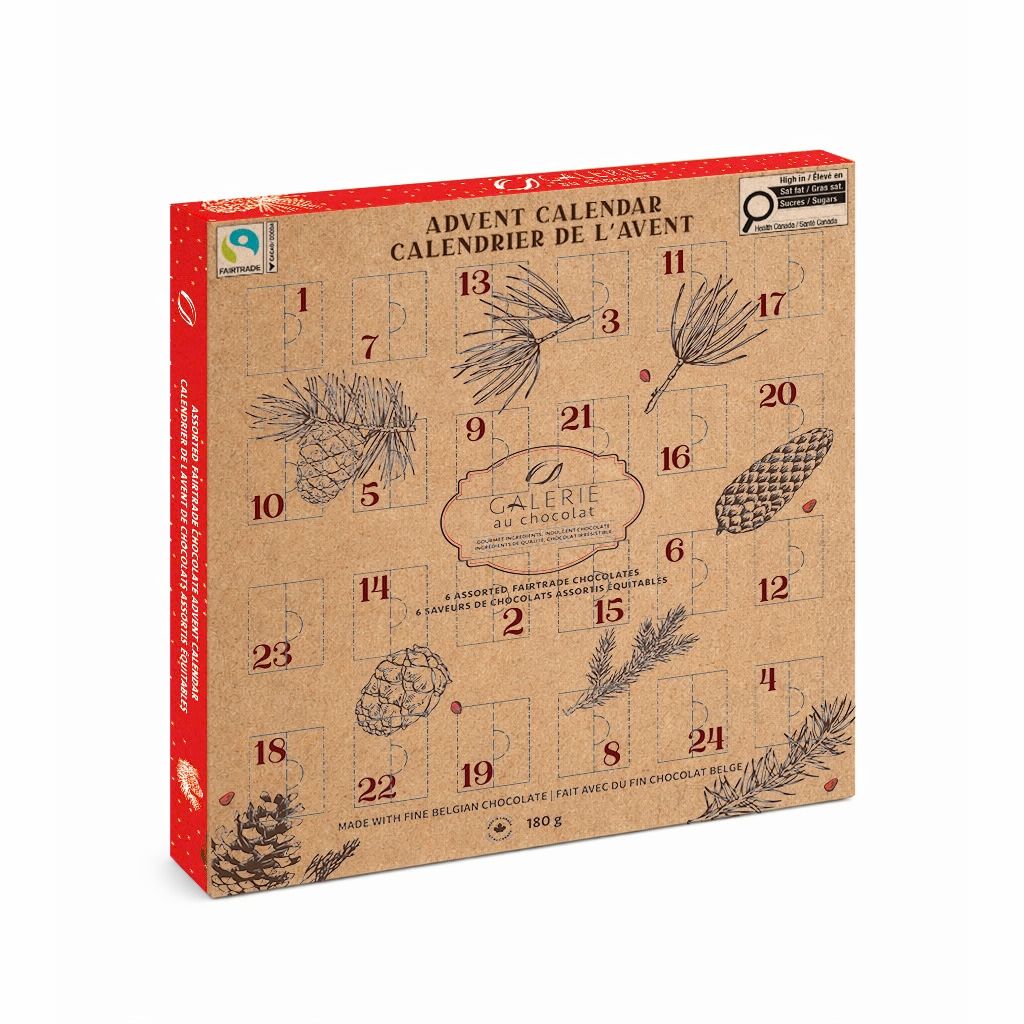 calendrier de l'Avent Galerie au Chocolat - La Boite à Grains