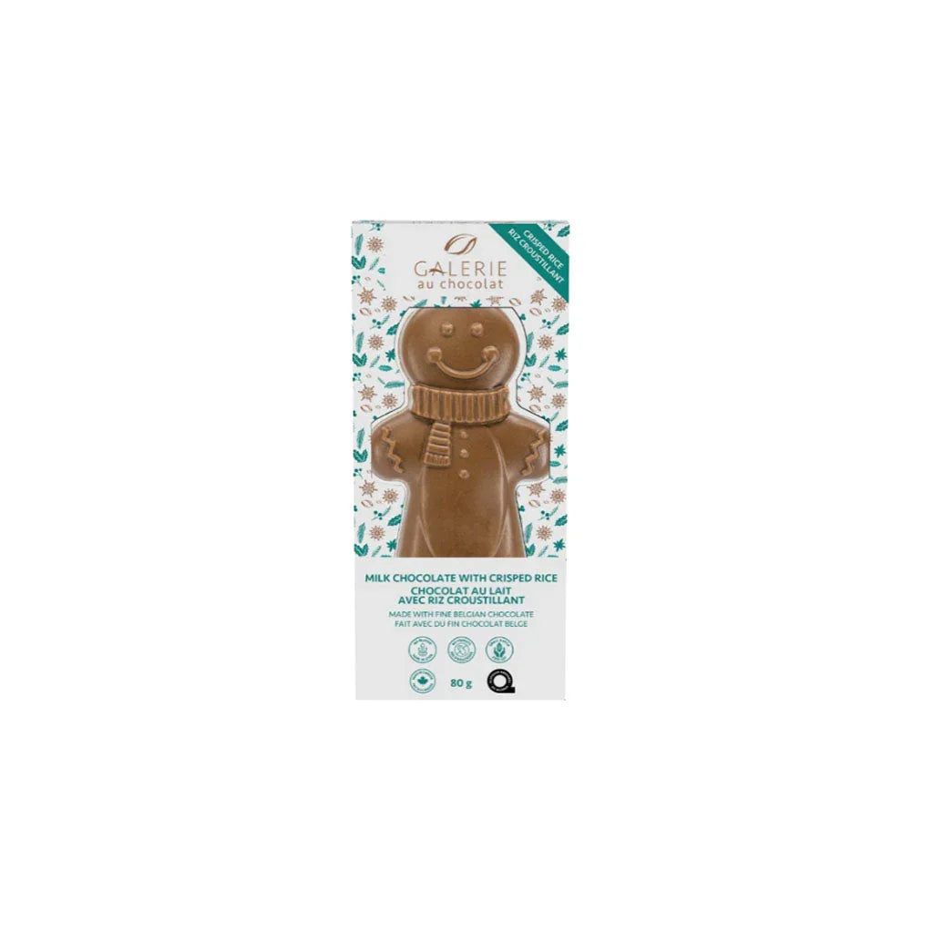 milk chocolate snowman rice crispy Chocolate Gallery - La Boite à Grains