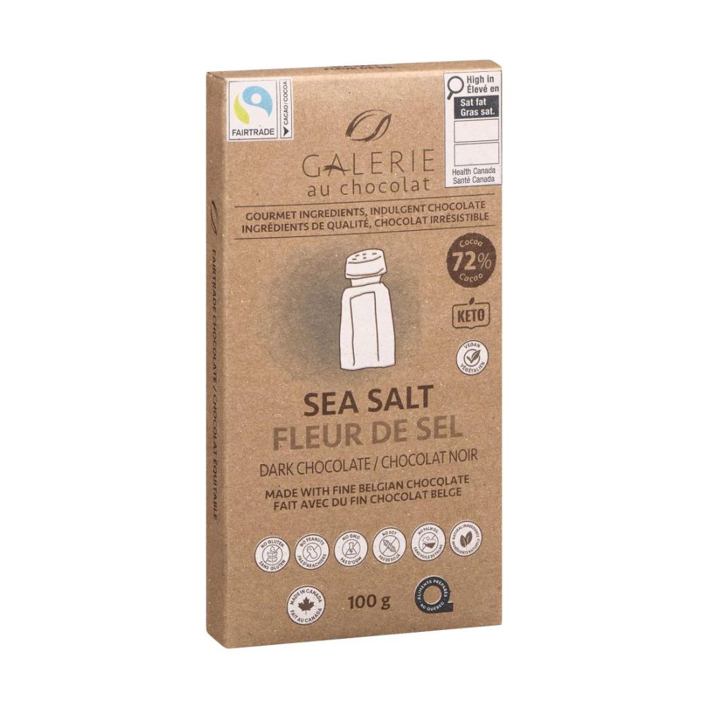 chocolat noir fleur de sel Galerie au Chocolat - La Boite à Grains