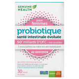Genuine Health Probiotic Advanced Gut Health for Women 50 Billion CFU 30 Vegan Capsules - La Boite à Grains