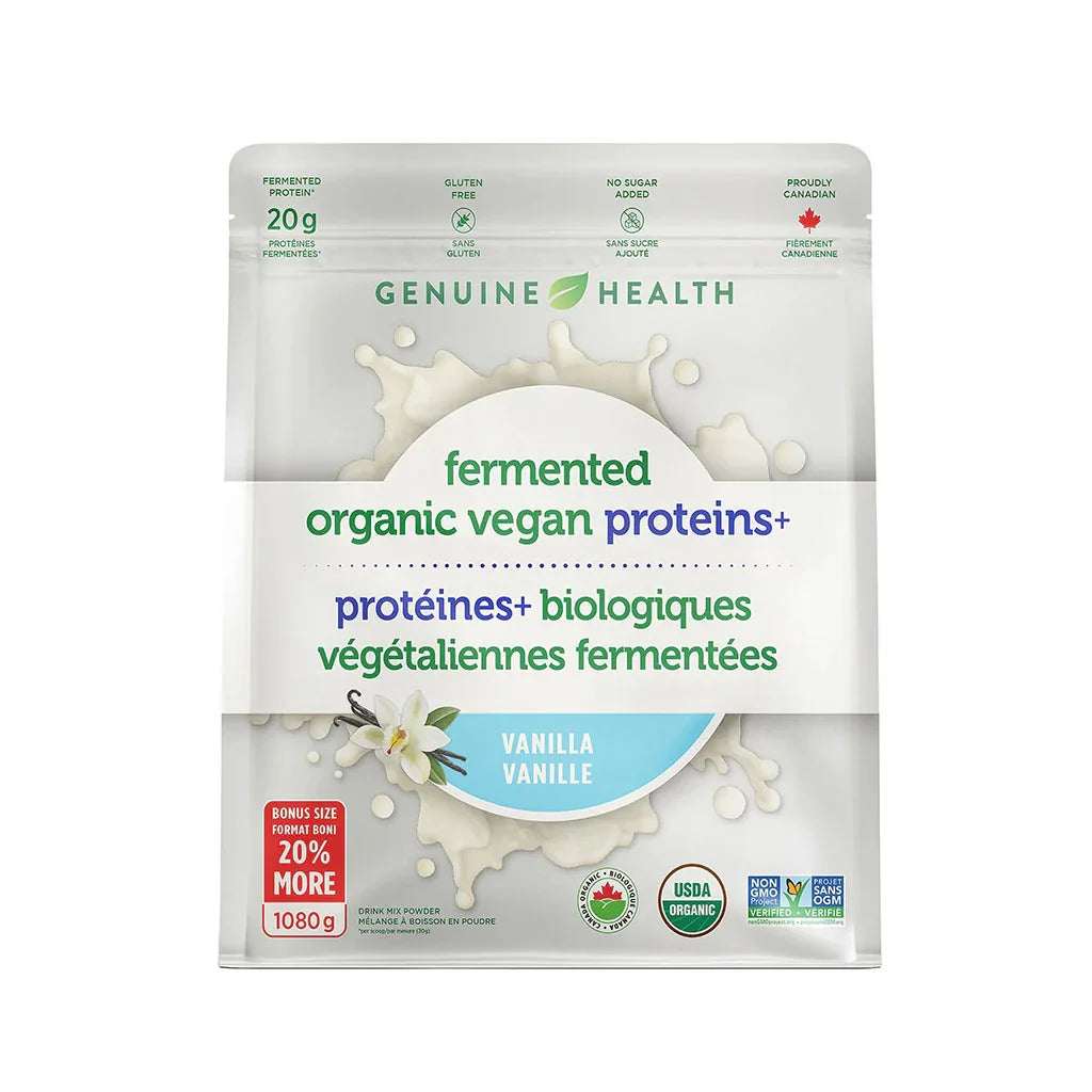Genuine Health Fermented Organic Vegan Protein - La Boite à Grains
