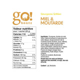 gourganes grillées moutarde et miel Go! Beanz - La Boite à Grains