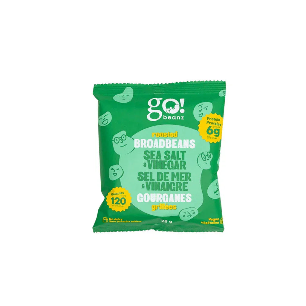 grilled fava beans sea salt and vinegar Go! Beanz - La Boite à Grains