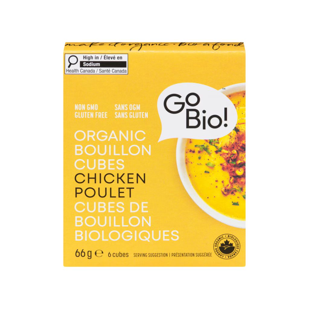 Go Bio! organic chicken bouillon cubes - La Boite à Grains