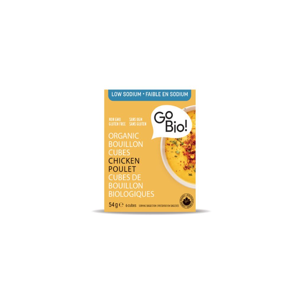 Go Bio! low sodium chicken bouillon cubes - La Boite à Grains