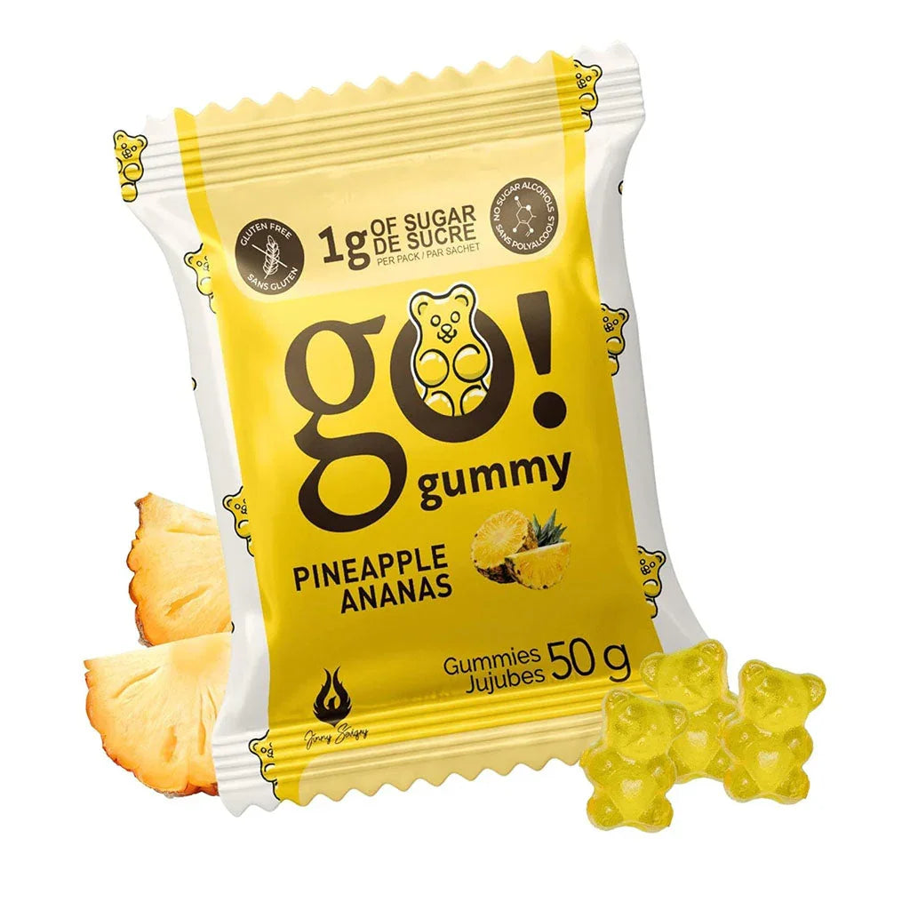 go! gummy gummies pineapple - La Boite à Grains