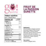 Go! Gummy Protein jujubes fruit de la passion - La Boite à Grains