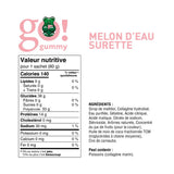jujubes surettes protéines melon d'eau Go! Gummy - La Boite à Grains