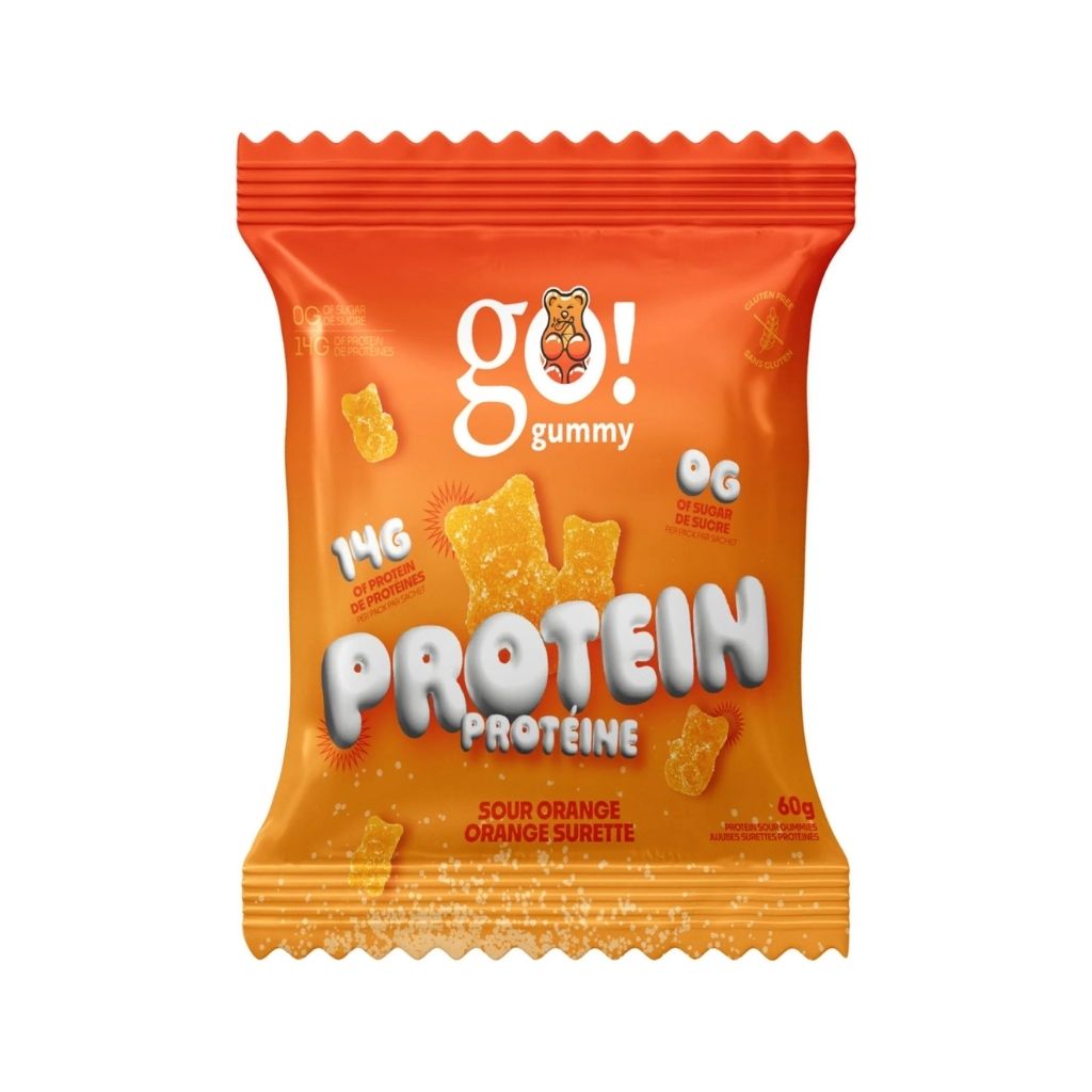 Go! Gummy Protein jujubes surettes orange - La Boite à Grains