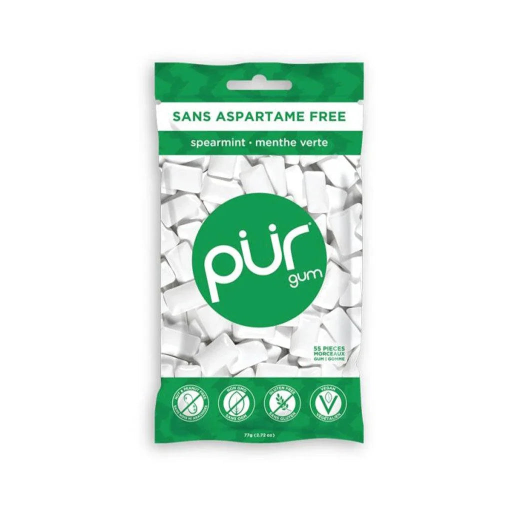 Pur Gum Spearmint Gum - La Boite à Grains