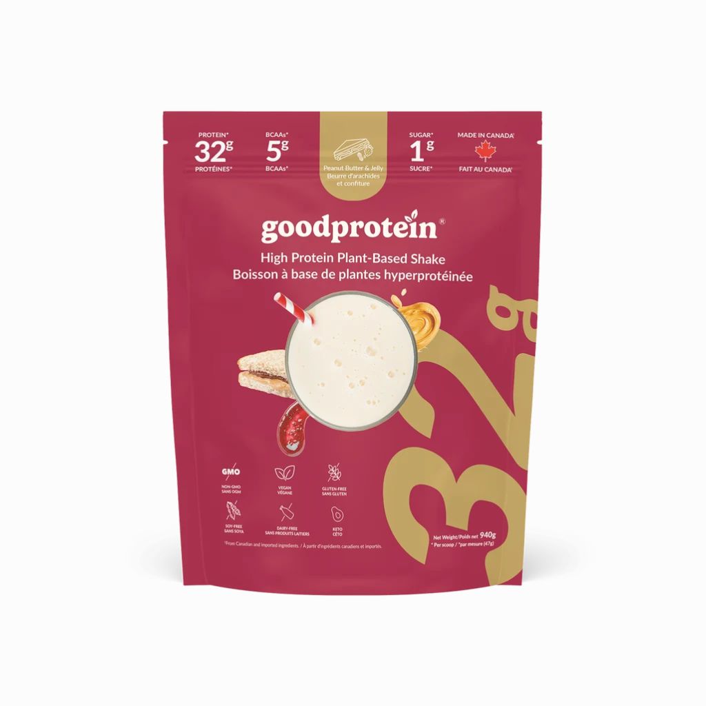 Good Protein High-Protein Drink with Peanut Butter and Jam - La Boite à Grains