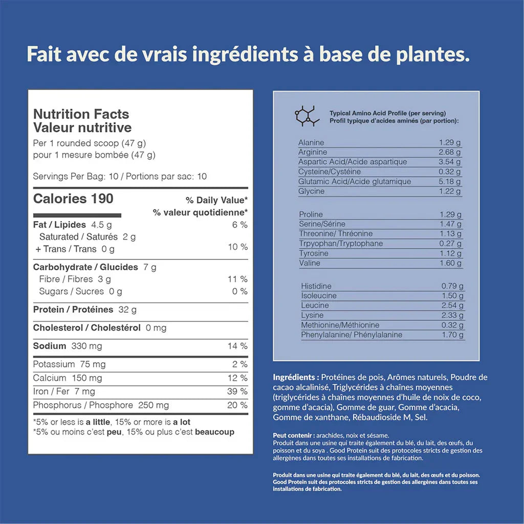boisson hyperprotéinée vanille française Good Protein - La Boite à Grains